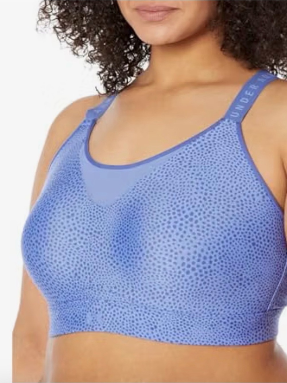 Under Armour Plus Size Infinity High Print Sports Bra